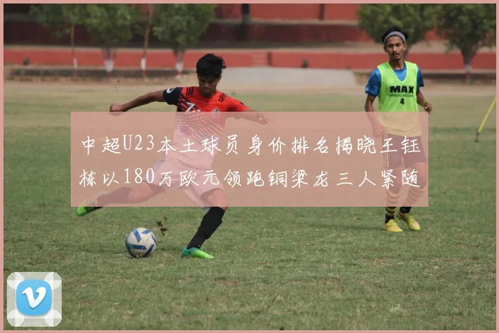 中超U23本土球员身价排名揭晓王钰栋以180万欧元领跑铜梁龙三人紧随其后